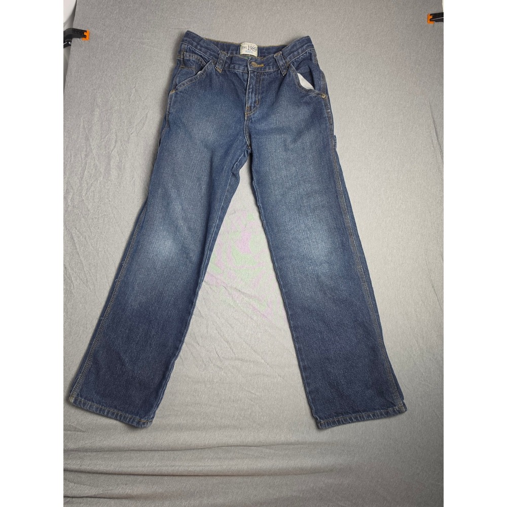 The Childrens Place Est 1989 Kids Utility Carpenter Jeans Blue Denim Size 10